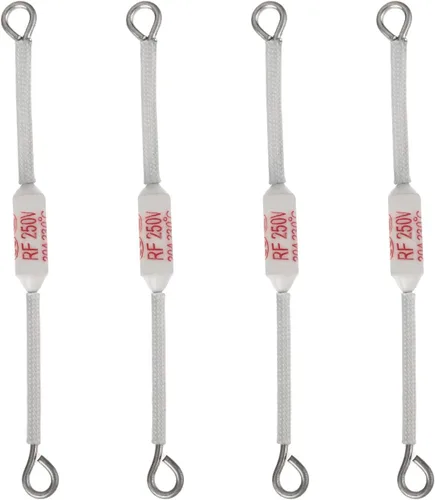 Miniatura 7 de Heyiarbeit Fusible térmico de temperatura de corte de circuito de 250V 10A 200 Celsius 6Pcs