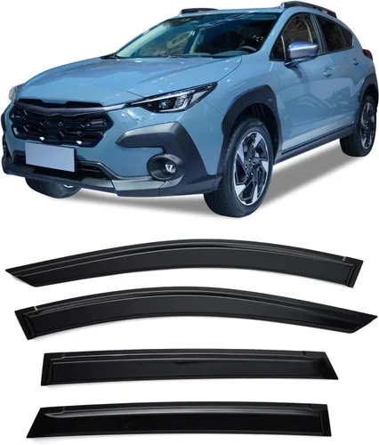 Miniatura 11 de Protectores de lluvia con cinta adhesiva para ventana, viseras para deflector de viento para Honda Civic 2016-2021, 4 piezas - 94682