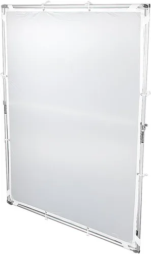 Miniatura 14 de Pro Studio Solutions - Escrim de 35.5 x 35.5 pulgadas (35.4 x 35.4 in), marco plegable de difusión y kit reflector plata/blanco con mango de pluma