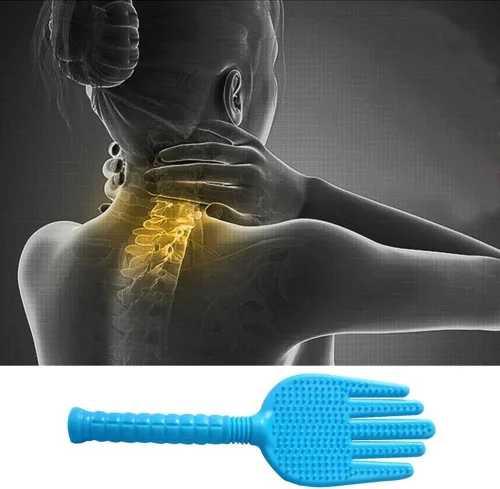 Miniatura 7 de AnHua 1 unids Clapper Meridian Shoot Health Beat Tapping Back Silicona Knock Body Hammer Fitness Masaje Stick Pat masajeador herramienta de cuidado