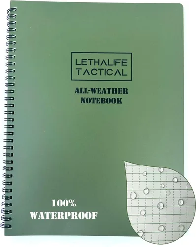 Miniatura 9 de Bloc de notas para todo tipo de clima de 8.5 x 11 pulgadas (negro)