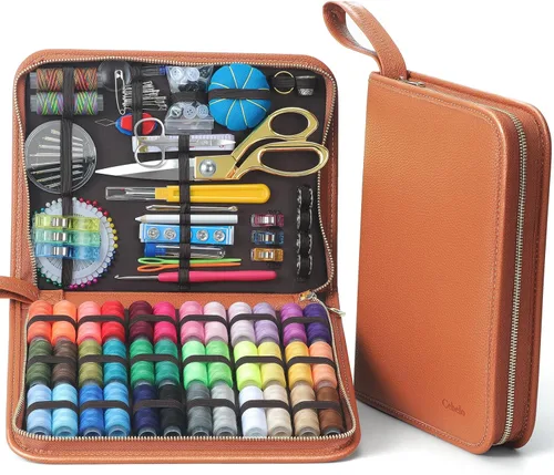 Miniatura 9 de Cebelo - Kit de costura grande para adultos: 232 piezas de suministros de costura para reparación de emergencia de ropa cosida a mano para el hogar