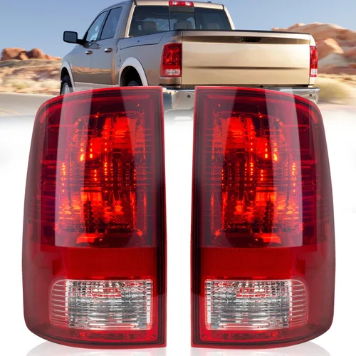 Miniatura 7 de RANSOTO Luz Trasera Compatible con Dodge Ram 1500 2500 3500 Classic 2009-2018 Izquierda Lado del Conductor Luz Trasera de Freno para Camión Con