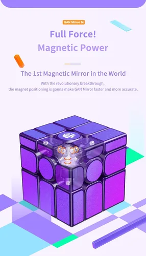 Miniatura 5 de CuberShop GAN Mirror M - Cubo de Velocidad con Revestimiento UV Rojo, Nueva Versión 2024, Espejo Magnético GAN Versión Especial Roja del Año Nuevo