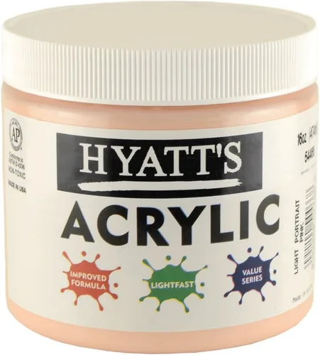 Miniatura 133 de Hyatt's Alizarine - Pintura acrílica carmesí Tubo de pintura acrílica de 2.5 fl oz de grado artístico Secado rápido y pintura no tóxica