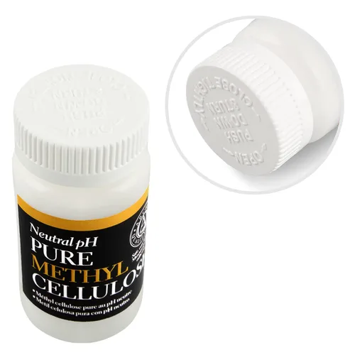 Miniatura 3 de LINECO Adhesivo de Celulosa Metílica de pH Neutro, 1.5 Oz, Pegamento Multiusos Libre de Ácido, Secado Rápido y Transparente, Soluble en Agua