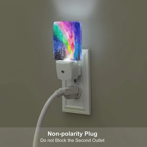 Miniatura 5 de Northern Lights - Luz nocturna enchufable, lámpara nocturna con sensor automático, lámpara de noche del atardecer al amanecer, decoración del hogar