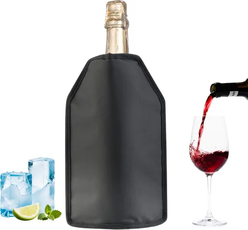 Funda enfriadora de gel para botella de vino, enfriador de congelador, de larga duración, mantiene el vino fresco y frío, para botellas de vino