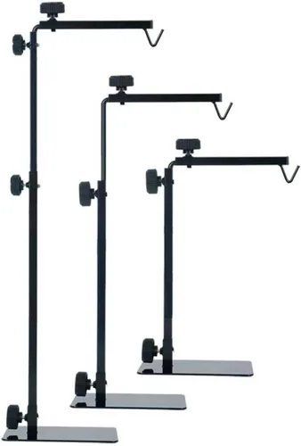 Miniatura 7 de Soporte de lámpara de reptil de metal ajustable de 13 a 29 pulgadas, soporte de luz de suelo versátil para lámparas de calor de terrario y pantallas