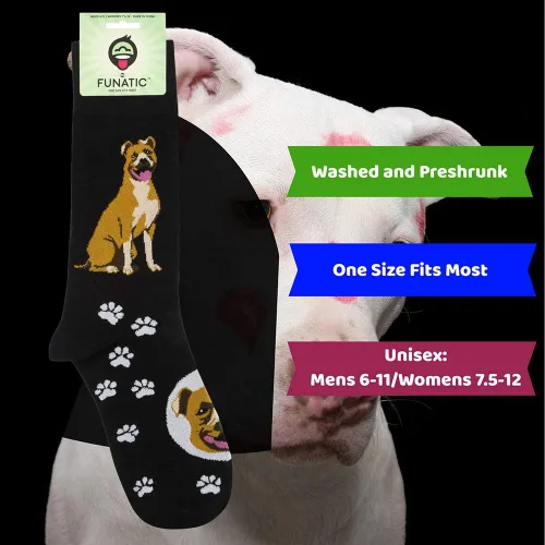 Miniatura 4 de FUNATIC Dog Funny Novelty Socks - Perfect Pet Lover Gift - All Breeds
