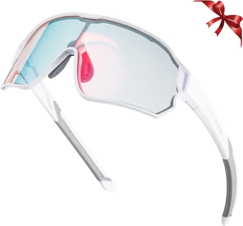 Miniatura 10 de ROCKBROS Gafas de sol deportivas fotocromáticas para niños y niñas, jóvenes, MTB Biking para niños de 8 a 14 años Biue