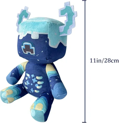 Miniatura 2 de XSLWAN Peluche de Axolotl Azul, Peluche de Axolotl Verde, Peluche de Axolotl Rosa y Peluche de Axolotl Morado Juguete de Peluche Relleno Cojín Suave