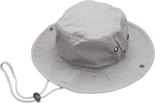 Miniatura 11 de Sombrero de cubeta para verano, para exteriores, para pescar, de safari, de caza, con correa ajustable