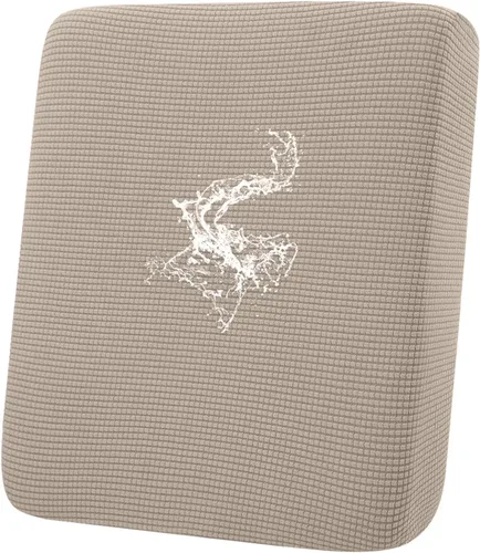Miniatura 137 de hyha Fundas impermeables para cojines de sofá para mascotas, funda antideslizante para asiento de sofá para perros lavable, tela de jacquard Gris