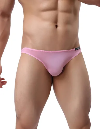 Miniatura 4 de Ropa interior para hombre, paquete de 4 unidades de slips clásicos con cintura baja elástica