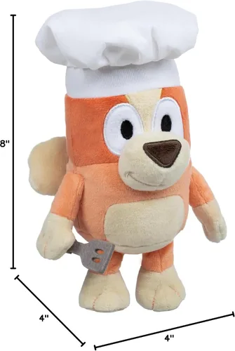 Miniatura 6 de Bluey Friends - Peluche de juguete suave Chef Bingo con gorro de chef y espátula