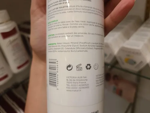 Miniatura 6 de Makari Bebe - Leche limpiadora (33.8 fl oz) Fórmula de lavado corporal y suavizante para piel seca Ayuda a reconfortar la piel delicada Suave