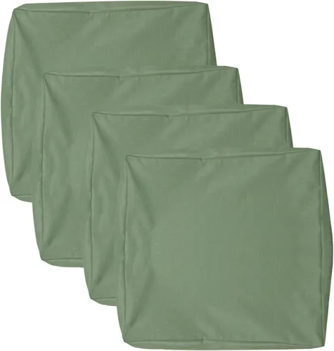 Miniatura 16 de Fundas para cojines de asiento de patio, fundas deslizantes lavables de repuesto, funda impermeable para cojines de silla de muebles al aire libre
