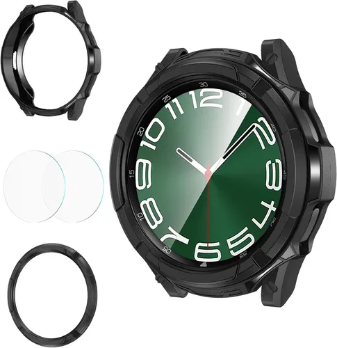 Miniatura 11 de Goton 3 en 1 Accesorios para Samsung Galaxy Watch 3 de 41 mm, 1 Carcasa de Armadura de TPU Resistente + 2 Películas Protectoras de Pantalla