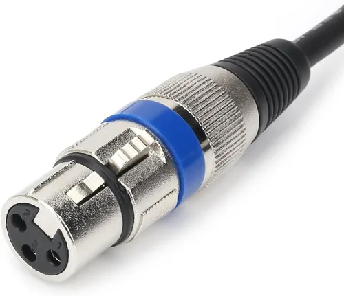 Miniatura 6 de Cable de XLR a 3.5mm (1/8 pulgadas) estéreo para micrófonos para videocámaras, cámaras DSLR, dispositivo de grabación de computadora y más - 1.6