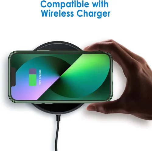 Miniatura 4 de JETech - Funda para iPhone 13 de 15,5 cm, cubierta de goma a prueba de golpes que no se pone amarilla, parte trasera transparente antiarañazos