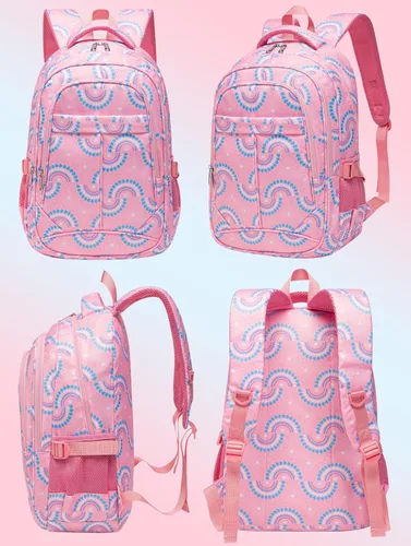 Miniatura 15 de BLUEFAIRY - Mochilas para niños y niñas, escuela primaria, jardín de niños