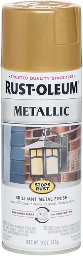 Miniatura 17 de Rust-Oleum 313142 Stops Rust Pintura en Aerosol Metálica, 11 onzas, Bronce Champán