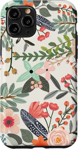 Miniatura 28 de Funda con diseño floral botánico de jardín colorido para iPhone 14