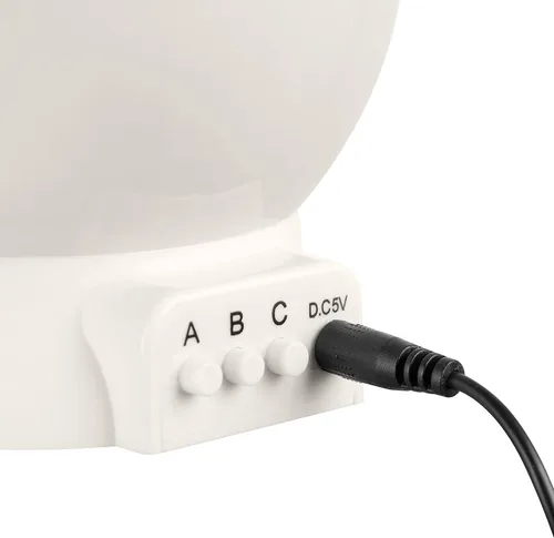 Miniatura 7 de Globe Electric Proyector LED 13766 integrado que cambia de color con luz nocturna, 4 patrones de proyección intercambiables, difusor de cúpula