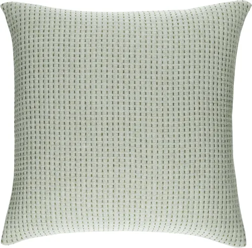 Miniatura 4 de Pine Cone Hill Pick Stitch Evergreen - Funda de almohada de Matelasse, tamaño estándar, patrón sólido verde