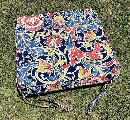 Miniatura 6 de BELLRINO Juego de 4 fundas de cojín decorativas impermeables para exteriores, de 24 x 24 x 4 pulgadas, para silla, asiento, jardín, banco, porche