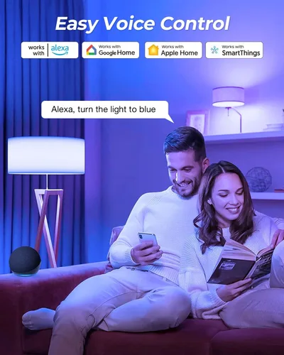 Miniatura 4 de Avatar Controls Bombilla inteligente E12, bombilla LED Matter compatible con Apple Homekit/Alexa, no requiere aplicación de terceros, requiere