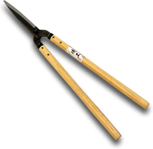 Miniatura 9 de KAKURI Tijeras japonesas para jardinería de 27 pulgadas, cortasetos profesionales para recortar arbustos y bordes, mango largo resistente