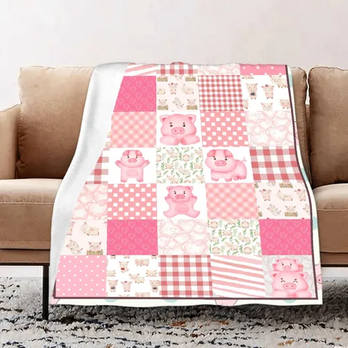 Miniatura 11 de Manta de caballo, regalo para niñas de 10 a 12 años, mujeres, adolescentes, manta de franela de forro polar, manta decorativa de caballos, manta