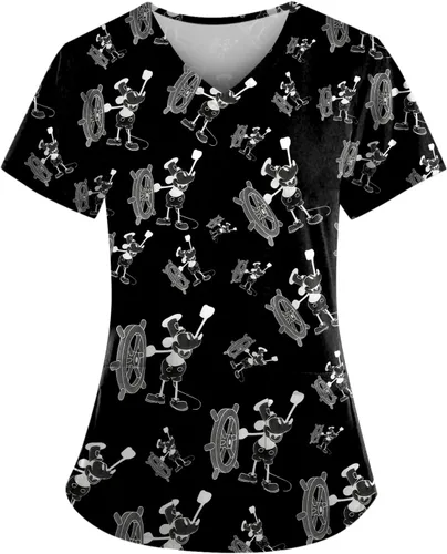 Camisa del Día de San Patricio para mujer, camisetas estampadas, tallas grandes, camisetas de gran tamaño, uniformes de trabajo