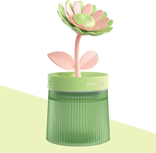 Mini Humidificador Lindo 320mL de Niebla Fría con 2 Modos de Niebla, para Hogar/Guardería/Oficina, Mini Humidificador Portátil de Aire, mini Verde
