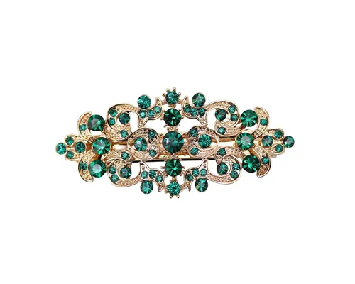 Miniatura 22 de Faship Precioso pasador floral de cristal AB Rhinestone