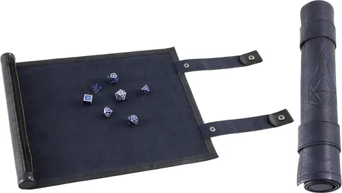 Miniatura 14 de Forged Dice Co - Bandeja de dados y alfombrilla rodante con soporte para dados con cremallera, bolsa de almacenamiento con capacidad para hasta 14