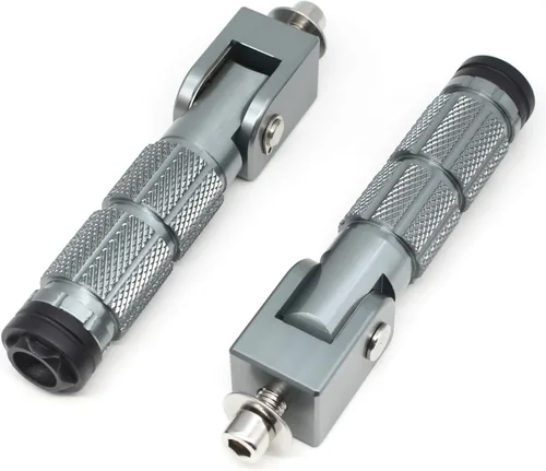 Miniatura 19 de M8 Estriberas Plegables para Motocicleta Estriberas Delanteras Coche Eléctrico Antideslizantes Reposapiés Traseros Bicicleta 90 Grados Fijo Plegable