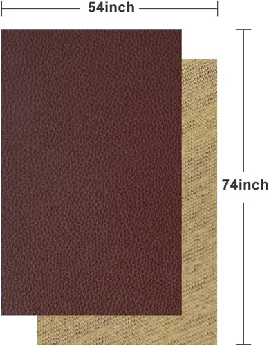 Miniatura 4 de TORRAMI Material de tela sintética suave de piel sintética, 1 yarda, 54 x 36 pulgadas, 0.037 in de grosor para tapicería, manualidades