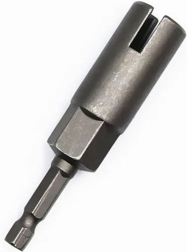Miniatura 7 de 1 pieza de destornillador profundo de tuerca de ala, 1/4" de vástago hexagonal con ranura para tuerca de ala, herramienta de enchufe de tuerca