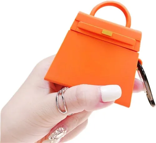 Miniatura 10 de Funda Compatible con AirPods 1/2, Funda de Bolso Mini Creativa de Moda para Niñas, Elegante Funda de Carga de Protección de Auriculares Inalámbricos