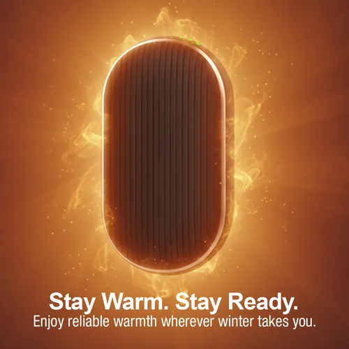 Miniatura 8 de Calentador de Manos Handy Heater Ultra - Recargable y Sin Cables con 3 Ajustes de Calor - Portátil, Alimentado por Batería, Ligero - Hasta 7 Horas