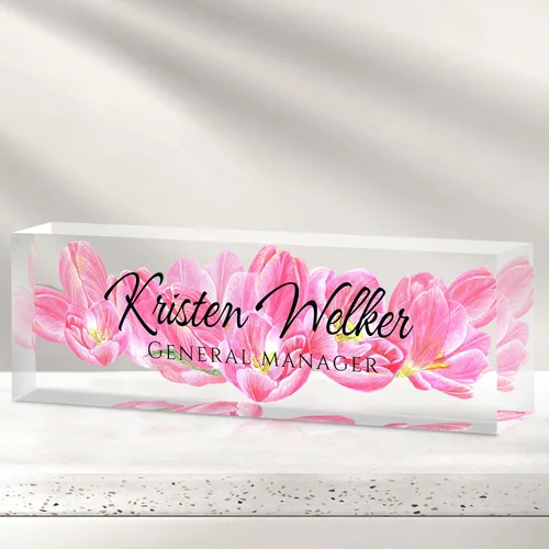 Miniatura 37 de Placa de Nombre Personalizada para Escritorio, Placas de Nombre Personalizadas para Escritorios, Placa de Nombre Personalizada de Acrílico