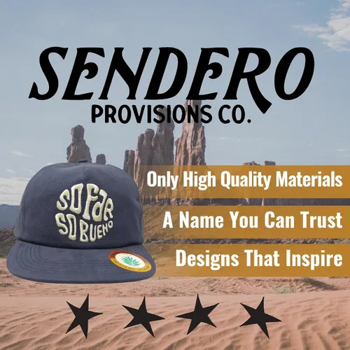 Miniatura 3 de Sendero Provisions Co. So Bueno Gorra ajustable Snapback con diseño bordado (azul) - Talla única, Azul