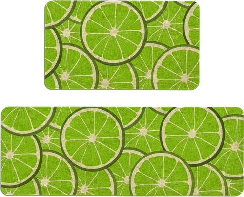 Miniatura 43 de Mloabuc® Tapete decorativo de flores, tapetes de cocina de arpillera de arpillera para mujer, accesorios de cocina para exteriores, 17 x 30 pulgadas