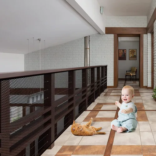 Miniatura 16 de Red para escalera, Barrera de seguridad para bebés para escaleras sin necesidad de perforación, Barrera de seguridad para pasamanos de bebé, 18 pies