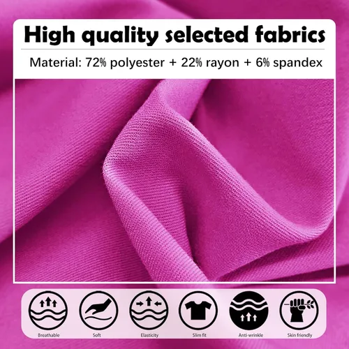 Miniatura 5 de VIAOLI Conjunto de ropa quirúrgica para mujer con cremallera, conjunto médico de enfermería y pantalón de enfermería, diseño moderno y sexy