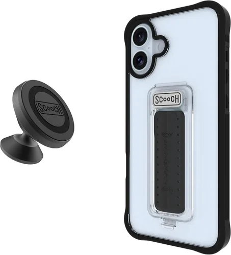 Miniatura 18 de Scooch® para iPhone 15 Pro Max Funda con Soporte, Funda Kickstand Wingman 5-en-1, Protección contra Caídas de Grado Militar, Kickstand Desplegable
