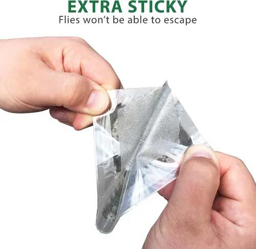 Miniatura 7 de UCatch Trampas transparentes para moscas (paquete de 26) para atrapar moscas domésticas, polillas, mosquitos, arañas, insectos. Papel transparente